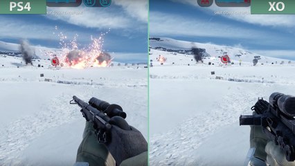 Star Wars Battlefront : le comparatif graphique des versions PS4 et Xbox One