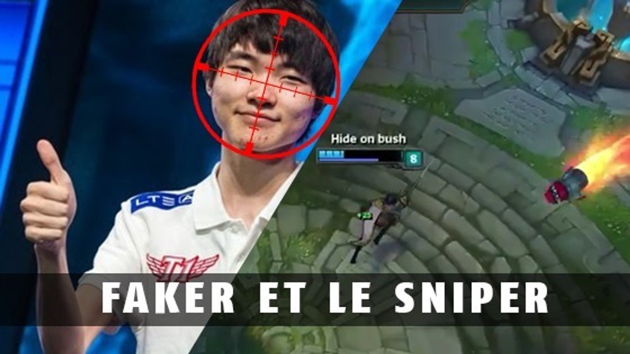 League of Legends : Faker se fait sniper après son back