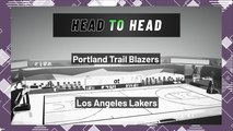 Portland Trail Blazers At Los Angeles Lakers: Spread