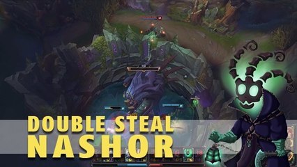 Download Video: League of Legends : Thresh et le double steal Nashor