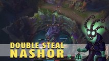 League of Legends : Thresh et le double steal Nashor