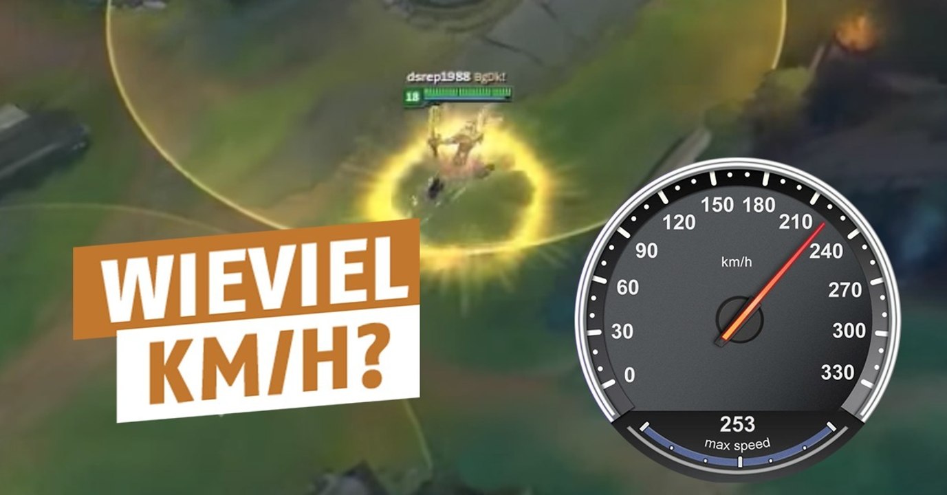 League of Legends: Wie schnell können die Champions in km/h laufen?