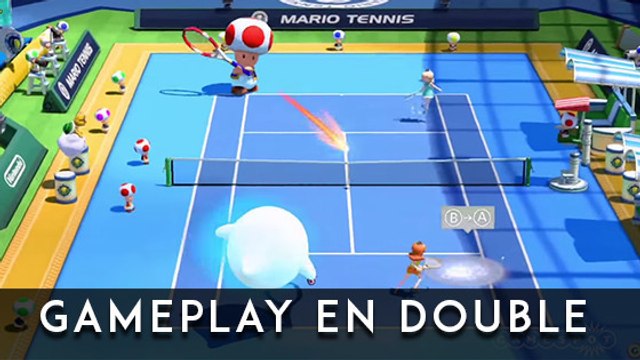 Mario Tennis Ultra Smash : un aperçu du gameplay en double