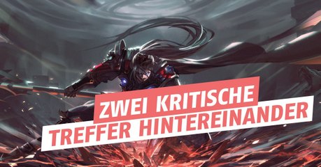 Xin Zhao kann zwei kritische Treffer hintereinander ohne Stuff landen