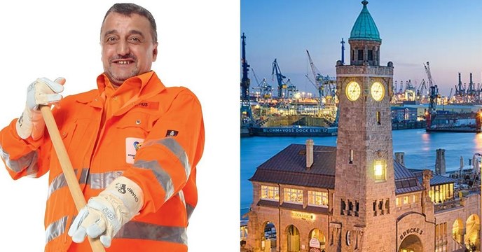 Hamburg benennt Platz nach verstorbenem Straßenfeger!