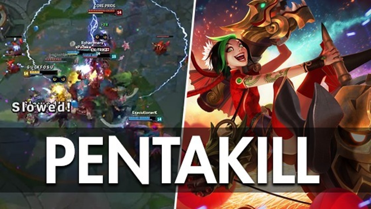 League of Legends : Gosu prend un pentakill en évitant plusieurs sorts de zone