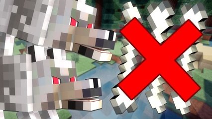 Minecraft : Le jour où les loups n'aimeront plus les os, ce sera l'anarchie !