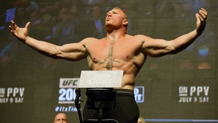 Download Video: Brock Lesnar könnte bei seinem Comeback auf einen der größten Stars der UFC treffen