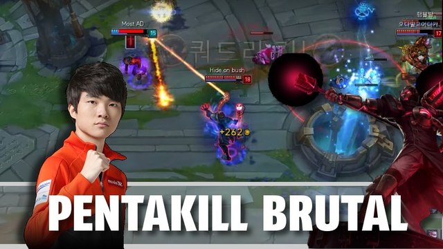 League of Legends : Faker réalise un pentakill ultra violent