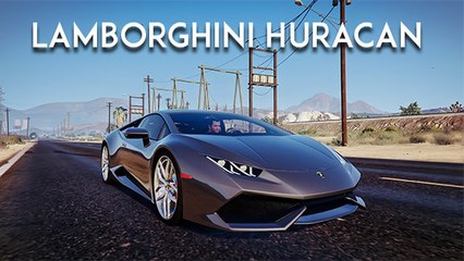 GTA 5 : un mod ajoute la magnifique Lamborghini Huracan à Los Santos