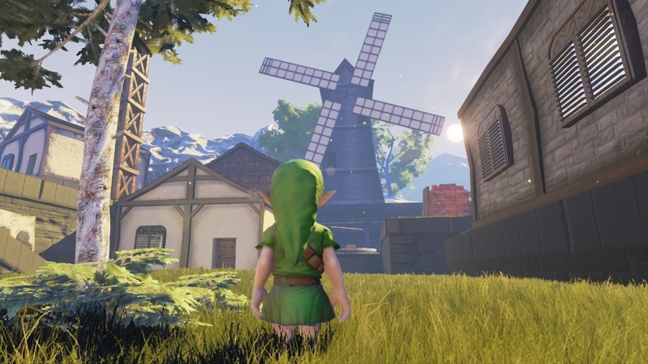 Zelda Ocarina of Time : le Village Cocorico recréé sous Unreal Engine 4 !
