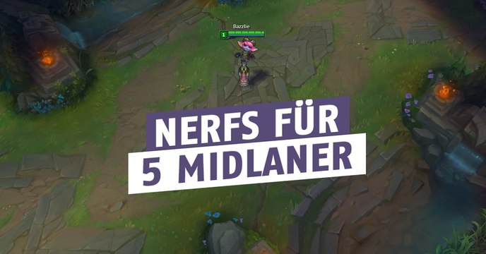 League of Legends: Riot gibt 5 Midlanern, die momentan dominieren, einen Nerf