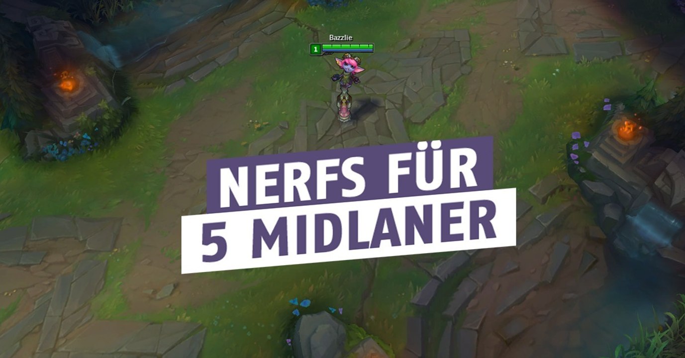 League of Legends: Riot gibt 5 Midlanern, die momentan dominieren, einen Nerf