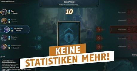 Download Video: League of Legends: Ihr habt jetzt keinen Zugang zu den Statistiken dieser Spielmodi mehr