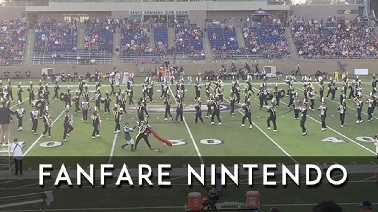 Nintendo : une fanfare américaine reprend les plus grandes musique de Nintendo