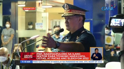 PNP, nakipagpulong sa ilang sektor para sa mapayapa, ligtas, at patas na halalan | UB