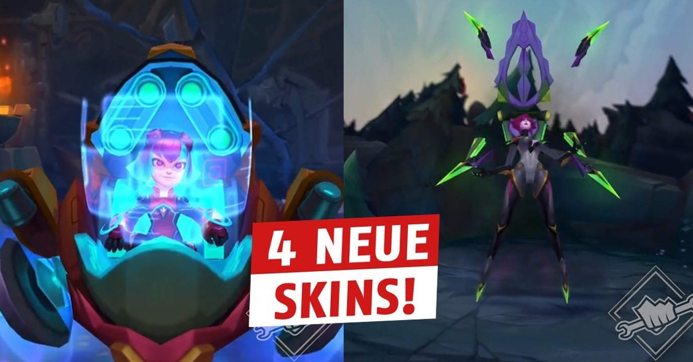 League of Legends: Riot hat einen Teaser für vier neue Skins veröffentlicht