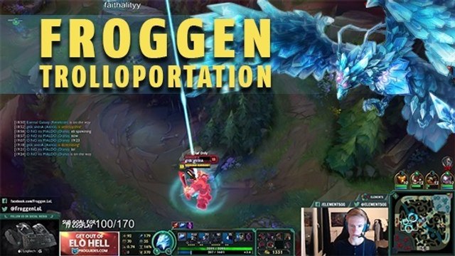 League of Legends : Froggen troll avec sa Anivia téléportation
