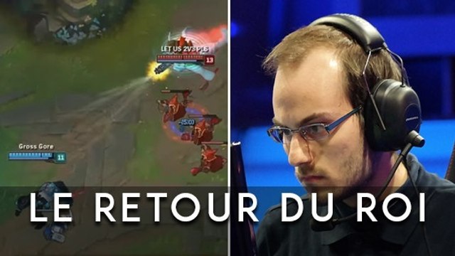 League of Legends : FORG1VEN carry une game avec Corki pour son grand retour sur le ladder