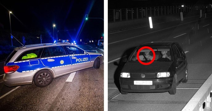 Mann flieht vor Polizei. Als er in ein fremdes Auto steigt, erlebt er eine böse Überraschung!