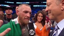 Conor McGregor würdigt Floyd Mayweather nach seiner Niederlage mit großartigen Worten