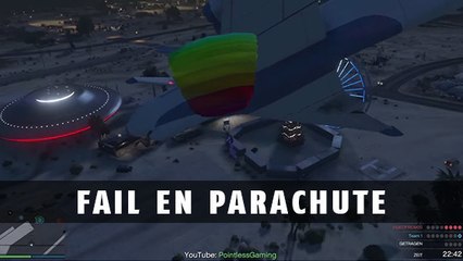 GTA 5 : il réalise le saut en parachute le plus dangereux de Los Santos
