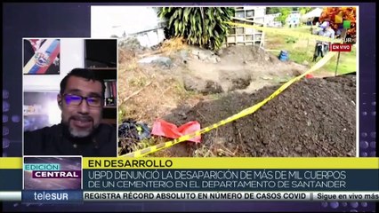 Colombia: Denuncian desaparición de 1.000 cuerpos de un cementerio de Santander