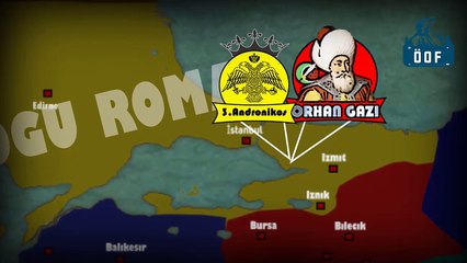PALEKANON MUHAREBESİ BURSA VE İZNİK'in FETHİ  ORHAN GAZİ