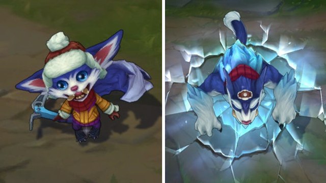 League of Legends : Snow Day Gnar, preview du nouveau skin sur le PBE