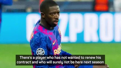 It's up to Xavi if Dembélé plays again for Barca - President