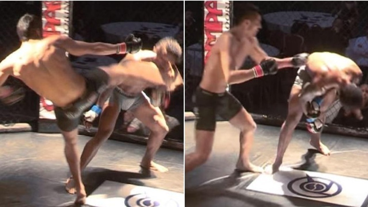 MMA: Samuel Ilnicki schlägt Solomon Rogers mit einem brutalen Head-Kick K. o.