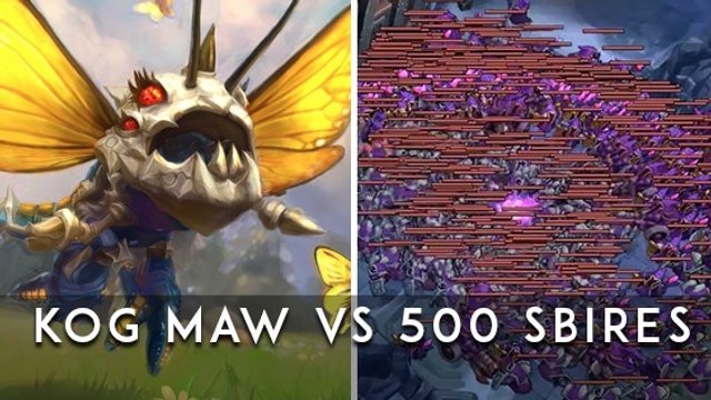League of Legends : Kog'Maw peut clean 500 sbires en quelques secondes sur le patch 5.22