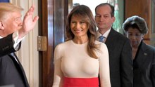 Melania Trump erregt mit ihrem Outfit die Gemüter