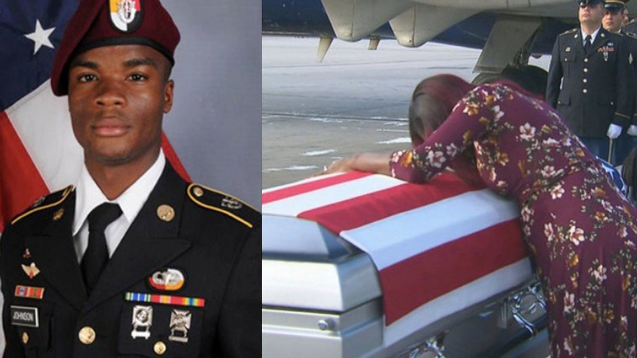 Donald Trump bringt die Witwe eines Soldaten, der im Kampf gefallen ist, zum Weinen