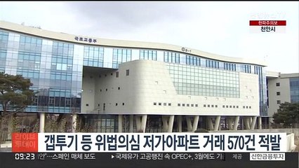 갭투기 등 위법의심 저가아파트 거래 570건 적발