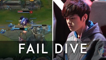 League of Legends : Deft humilie deux adversaires qui tentent de le dive