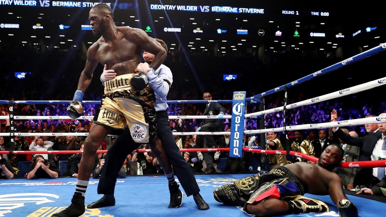 Deontay Wilder besiegt Bermane Stiverne durch K. o. und fordert Anthony Joshua heraus