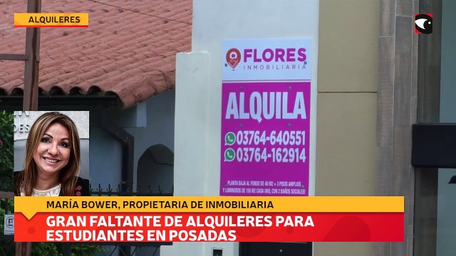 Gran faltante de alquileres para estudiantes en Posadas