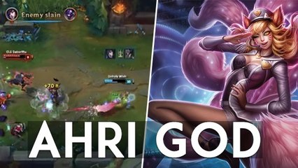 League of Legends : Ahri humilie plusieurs adversaires en utilisant son kit de sort à la perfection