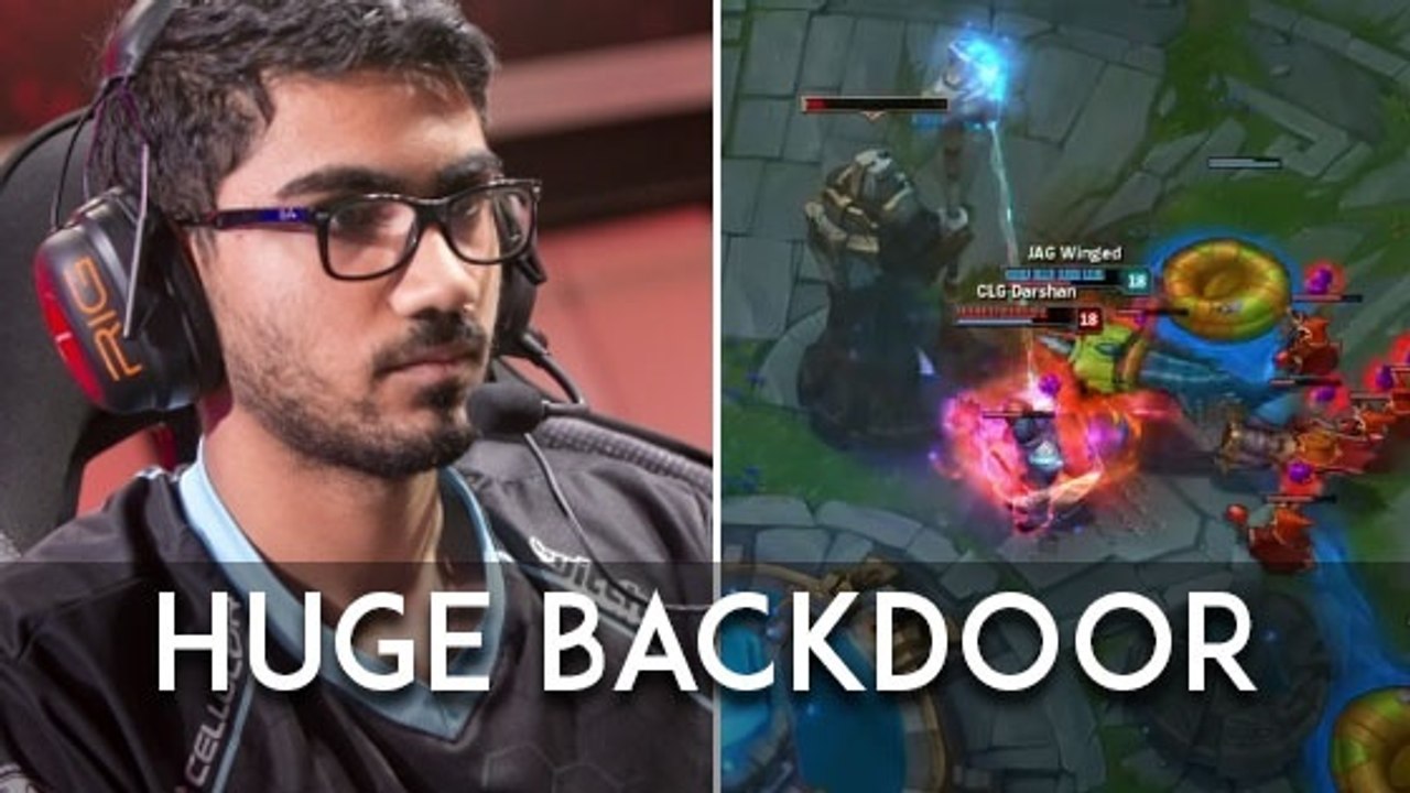 League of Legends : Darshan réalise un backdoor de génie et mène CLG à la victoire