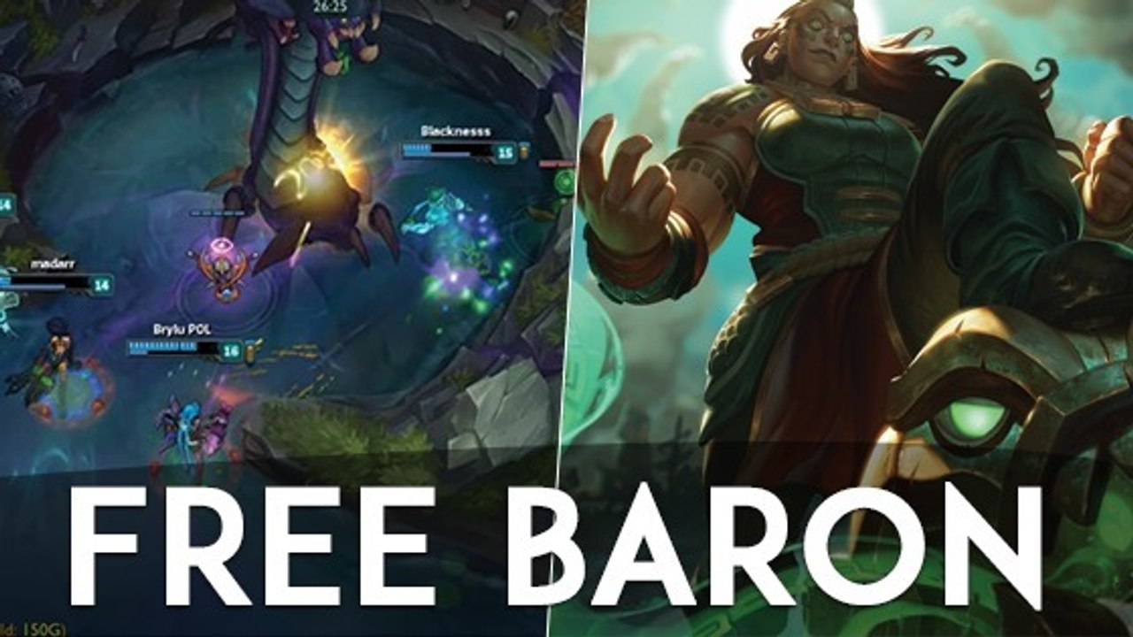 League of Legends : Illaoi est le champion ultime pour voler le Baron Nashor