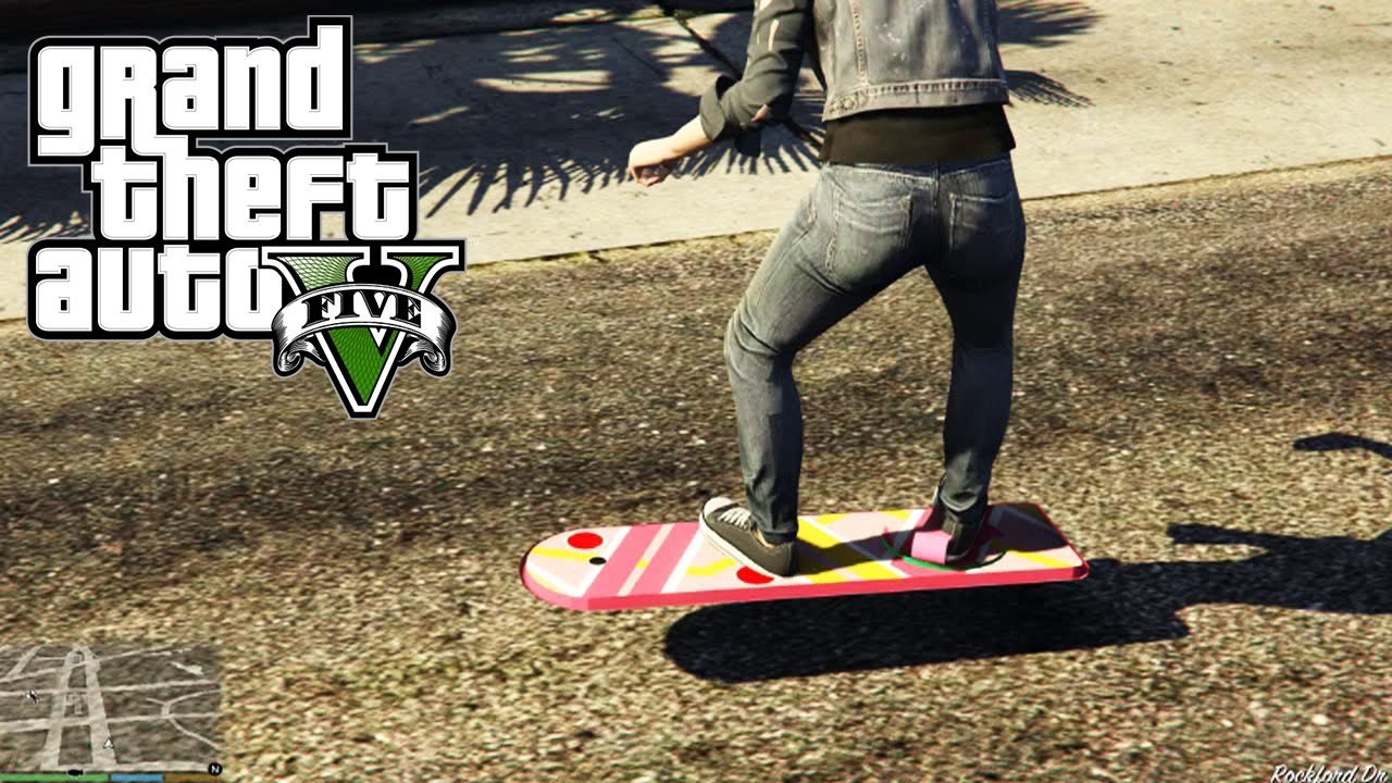 GTA 5 : un mod ajoute l'Hoverboard de Retour vers le Futur
