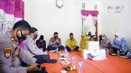 Wakili Kapolda Lampung, Kabid Humas Silaturahmi Dan Bela Sungkawa Ke Keluarga Korban Curas BRI Link