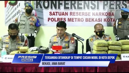 Polres Bekasi Kota Ungkap Kasus Narkoba 31 kg Ganja