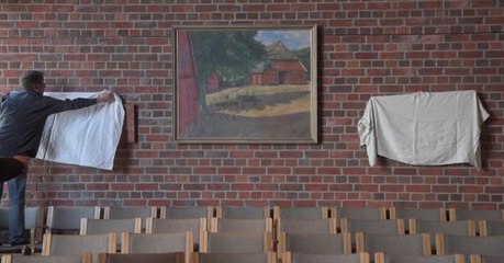 Bilder von Kai Piepgras in Heikendorfer Rathaus werden verhüllt