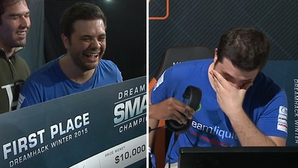 Super Smash Bros : l'émotion et les larmes de ce joueur qui remporte la Dreamhack