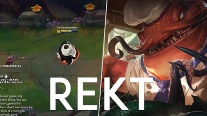League of Legends : outplay un adversaire avec Tahm Kench, c'est possible