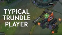 League of Legends : un joueur typique de Trundle qui troll ses adversaires