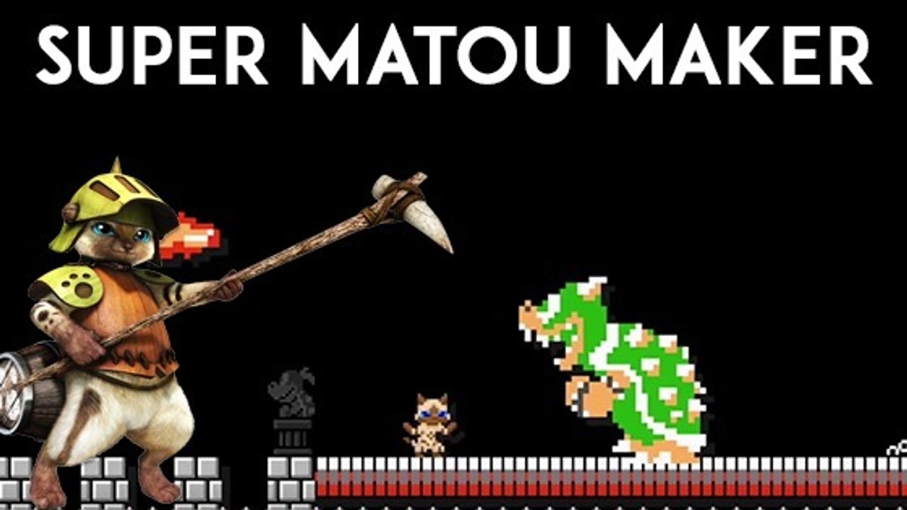 Super Mario Maker : un costume de Felyne à la Monster Hunter