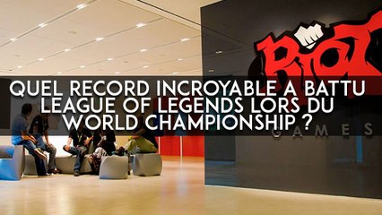 Download Video: League of Legends : quel record incroyable a battu League of Legends lors du World Championship ?